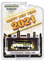 Greenlight 1/64 Exclusive Happy New Year 2021 Volkswagen Panel Van 30222