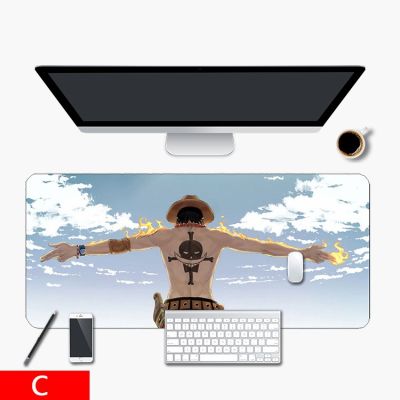 one piece Mouse Pad Plus Size Mouse Pad Gaming Mouse Pad Table Mat Large Size  Waterproof Non-Slip Rubber Base and Durable Mat for Computer，Anime Mouse Pad，Choba，Portgas·D· Ace