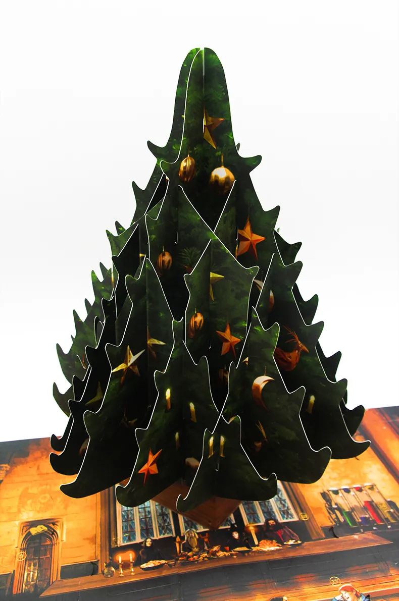 Harry Potter Hogwarts library Christmas 