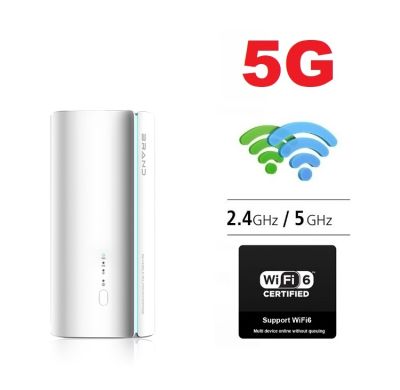 5G CPE เราเตอร์ รองรับ 5G 4G 3G AIS,DTAC,TRUE,NT, Indoor and Outdoor WiFi-6