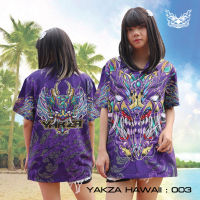 YAKZA hawaii 003 SET เสื้อ+กางเกง เสื้อเชิ้ต เสื้อฮาวาย กางเกงขาสั้น ทรงตรง แห้งไวไม่ร้อน