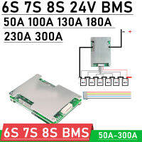 Placa De Protección De Batería De Litio Lifepo4,Herramienta Eléctrica De Equilibrio,Inversor RV, 6S, 7S, 8S, 24V, 130A, 180A, 230A, 300A, BMS 18650