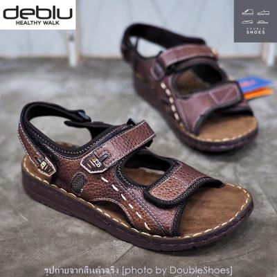 Deblu รองเท้าแตะรัดส้น รองเท้าเพื่อสุขภาพ ผู้ชาย รุ่นM815 สีน้ำตาล ไซส์ 39-44