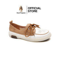 ร้อน, ร้อน★Hush Puppies_รองเท้าผู้หญิง รุ่น Veronica C.Wave Heels HP 8WCFB9251F - สีน้ำตาล รองเท้าหนังแท้ รองเท้าลำลอง รองเท้าโลฟเฟอร์ รองเท้าแบบสวม