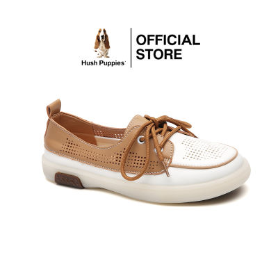 Hush Puppies_รองเท้าผู้หญิง รุ่น Veronica C.Wave Heels HP 8WCFB9251F - สีน้ำตาล รองเท้าหนังแท้ รองเท้าลำลอง รองเท้าโลฟเฟอร์ รองเท้าแบบสวม