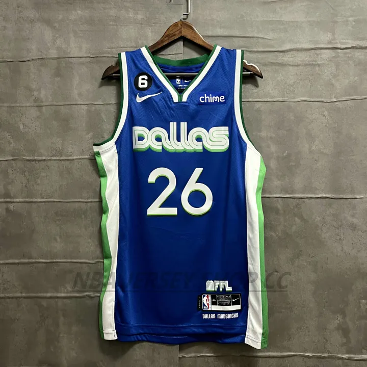 【Swingman】2022-23 Men's New Original NBA Dallas Mavericks #26 Spencer ...