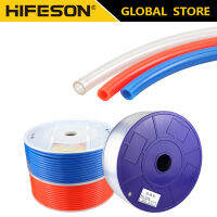 HIFESON ท่อลม2เมตร5เมตรท่อลมท่อพียูท่ออากาศ4Mm 6Mm 8Mm 10Mm 12Mm เครื่องอัดอากาศส่วนประกอบของท่อ