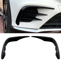 Front Bumper Splitter Spoiler Fog Light Canard for Mercedes-Benz GLC-Class X253 2016-2019 GLC260 300 GLC43 AMG