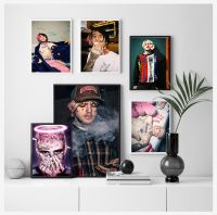 Rapper Lil Peep Painting Modern Canvas For Living Room Home Decoration Wall Art Modular Hd Printed Pictures Nordic Style Wall Décor