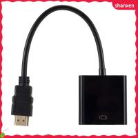 SHANXEN สายสัญญาณเสียง Hdmi เป็นพอร์ตอะแดปเตอร์ Hdmi ไปยังตัวแปลงวีจีเอหัวแปลงสัญญาณ Hdmi ช่องแสดงผลไปยังหัวแปลงสัญญาณ Hdmi HDMI ไปยังตัวแปลงวีจีเอสายอะแดปเตอร์