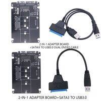 M2อะแดปเตอร์ USB M.2 NGFF เพื่อ SATA อะแดปเตอร์ MSATA เป็น USB SATA 3.0แปลงภายนอก MSATA M.2 NGFF เพื่อ SATA3อะแดปเตอร์ USB Riser คณะกรรมการ