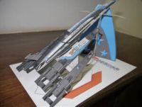 Mass Effect SR2 Airship helicopter 3D Paper Model