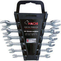 ชุดประแจปากตาย HACHI ขนาด 20.5 x 20 x 4.2 ซม. (แพ็ค 6 ชิ้น) สีเงิน -- EU 26 --