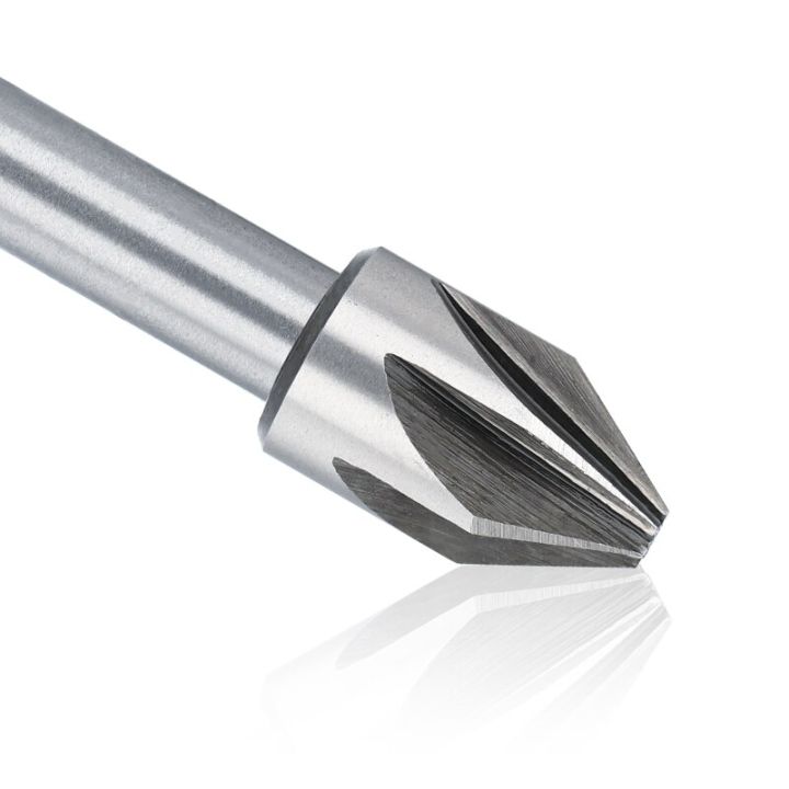 เครื่องตัดลบมุมเหล็ก-hss-4-6-8-10-12-14-18mm-60-90-องศา-countersink-drill-bit-เจาะลบมุมโลหะ-เครื่องตัดรู