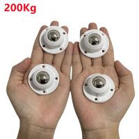 4Pcs Furniture Casters Wheels Universal Wheel 360° Rotation Stainless Steel Strong Load-bearing Self Adhesive Casters Wheels Furniture Protectors  Rep