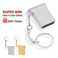 Pendrive 8GB 16GB Super Mini Metal Usb Flash Drive 2.0 Pendrives 32GB 64GB Memory Stick Portable Thumbdrive Storage U Disk Gifts