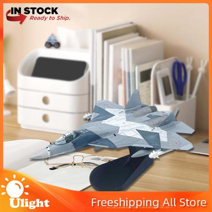 Ulight Diecast Model 1/100 SU57 Invisible Fighter Adults Gifts High ...