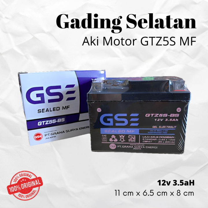 Aki Motor Honda GENIO GTZ5S (GSE )Aki Kering MF | Lazada Indonesia