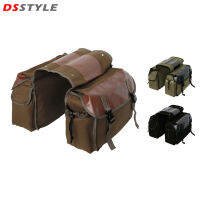 DSstyles 35L จัดเก็บอุปกรณ์ถุงใส่ของจักรยานกันน้ำขนาด13X1X17นิ้วความจุมากสำหรับใส่ชั้นวางด้านหลังจักรยาน