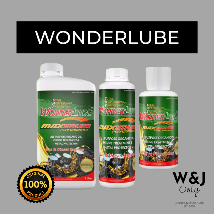 WonderLube Engine Oil Additives for Gas & Diesel Lazada PH