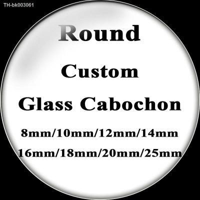 ❐☍☽ Personalized Photo Custom Picture 8mm/10mm/12mm/14mm/16mm/18mm/20mm/25mm Glass Cabochon Flat Back for DIY Jewelry Making T001