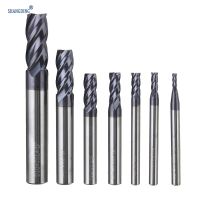 【hot】✜ 7pcs Carbide 4 Flute End Mill Set Straight Shank Milling Cutter Bit Machine