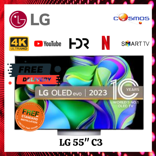 Installation Lg 55 Oled Evo C3 120hz Dolby Vision And Hdr10 4k Uhd Smart Tv 2023 Oled55c3psa 8612