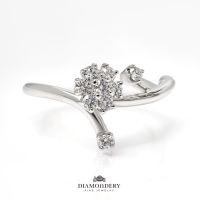 แหวนเพชร Floral Diamond Ring