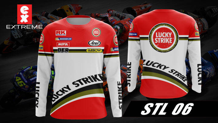 Lucky Strike Motogp Long Sleeve Sublimation Jersey | Lazada