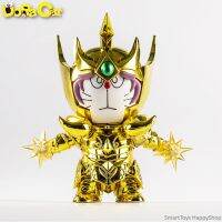 DORACAT Aries Figure Model Saint Seiya Series ฟิกเกอร์โมเดลโดราเอม่อนในชุดเซ้นต์เซย่าสีทองสุดเท่ห์สินค้านำเข้าจากญี่ปุ่น