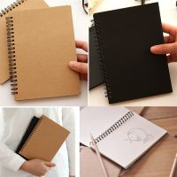 Retro Spiral Coil Sketchbook Notebook Diary Journal Student Note Pad Book Memo Drop Shipping