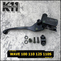 ปั้มบน ปั้มเบรค  สีดำ WAVE100 WAVE110 WAVE125 WAVE110S ปั๊มดิสเบรคหน้าบนเดิม OEM w110 w125 เวฟ ปั๊มบนเวฟ