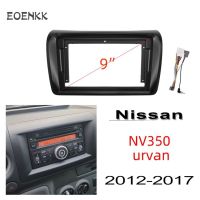 Honxun 9นิ้ว ชุดติดตั้งบนบอร์ด หน้ากากวิทยุ 2din android กรอบวิทยุ สำหรับ Nissan Nv350 Urvan 2012-2017