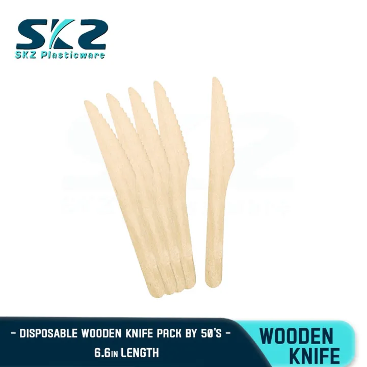 SKZ DISPOSABLE WOODEN KNIFE 2550PCS/PACK Lazada PH