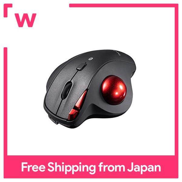 Sanwa Direct Trackball Mouse Bluetooth Quiet Rechargeable 5Button
