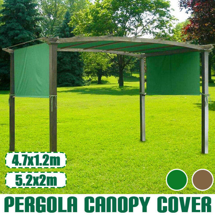 Awning Sun Shade Durable Outdoor Garden Canopy Replacement Cover Canopy Cover Universal For