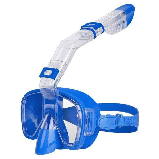 Diving Foldable Anti-Fog Snorkel Set With Full Dry Top System For Free ...