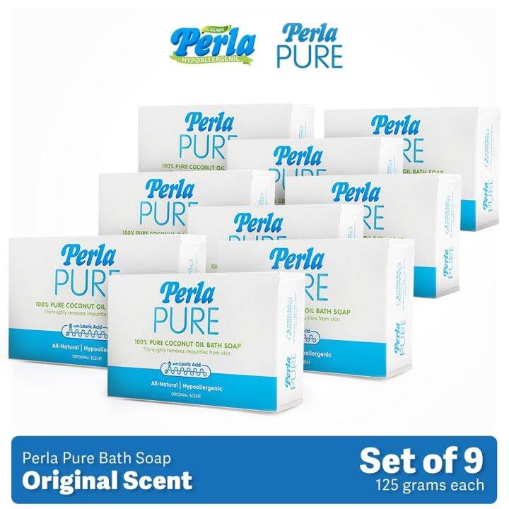 Perla Pure Bath Hypoallergenic Soap Original Scent 125g Personal Care