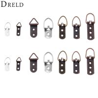 5/20Pcs Zinc Alloy D-Ring Hanging Picture Photo Oil Painting Mirror Frame Hooks Hanger with Screws Bronze/Silver Tone