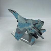 Koolsoo Metal 1/100 Sukhoi SU-35โมเดลเครื่องบินรบรัสเซียสำหรับชั้นวางของตกแต่งบ้าน