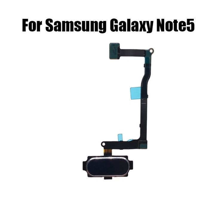 เฟล็กซ์เซ็นเซอร์ลายนิ้วมือปุ่มเมนูกุญแจส่งคืนที่บ้านเหมาะสำหรับการซ่อมระบบสัมผัส Samsung Galaxy Note 5