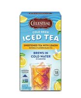 ซีเลสเทียล ชาดำเลมอน 37 กรัม (ชงได้ 18 แก้ว) Celestial Seasonings Cold Brew Sweetened With Lemon 37 g. , 18 Count