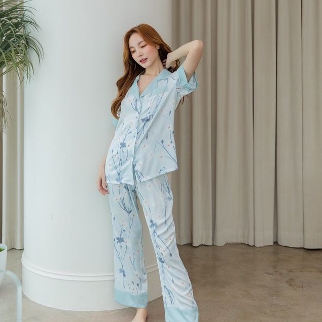 ชุดนอน-muslin-pajamas-โค้ด-130musjul-ลด-130-ชุดนอน-silk-satin-ผ้านุ่มลื่น-ใส่สบาย-ไม่ร้อน-รุ่น-t780-l780-n780-x1
