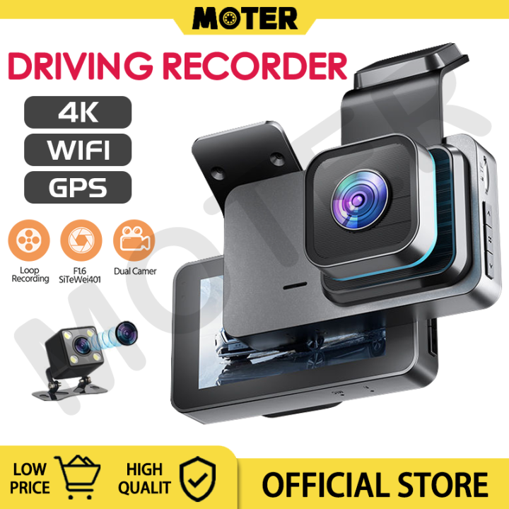 Type S S403 4K 60 Frames 60 FPS High Speed High Frame Rate Recording Dash Cam, Built-in Smart G-Sensor, Car Cam Park and Record, Wireless Video