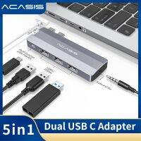 ACASIS 5-in-1 Hab สำหรับ MacBook Pro/Air ปี 2022-2016 พร้อมพอร์ตข้อมูล 1*40Gbps และ 3*10Gbps, 1*Gaming Audio, M3UA