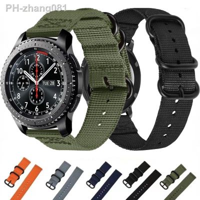 22mm wide nylon strap For Samsung Galaxy 46mm Huawei watch 46mm Braided breathable replacement wristband For Amazfit GTR 4/3 Pro