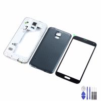 【☊HOT☊】 xuren5304977 สำหรับ Samsung Galaxy S5 I9600 G900f G900t G900p G900a หน้าจอสัมผัส Glasshousing กลางกรอบ Covertools