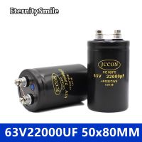 63V22000UF 50x80MM MFD Aluminum Screw Audio Filtering Electrolytic Capacitor 105℃ CD136 Bolt Capacitors 22000UF