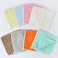 ✧ Baby Burp Cloths Set for Girls Boys Cotton Absorbent 6 Layer Towel Burping Rags