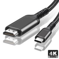4K 60Hz USB C To HDMI Cable USB 3.1 Type C USB-C To HDMI 2.0 Adapter Cable Thunderbolt 3 For Macbook Pro XPS 13 Sumsang Huawei